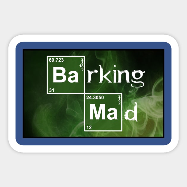 Barking Mad logo Sticker by jffyt